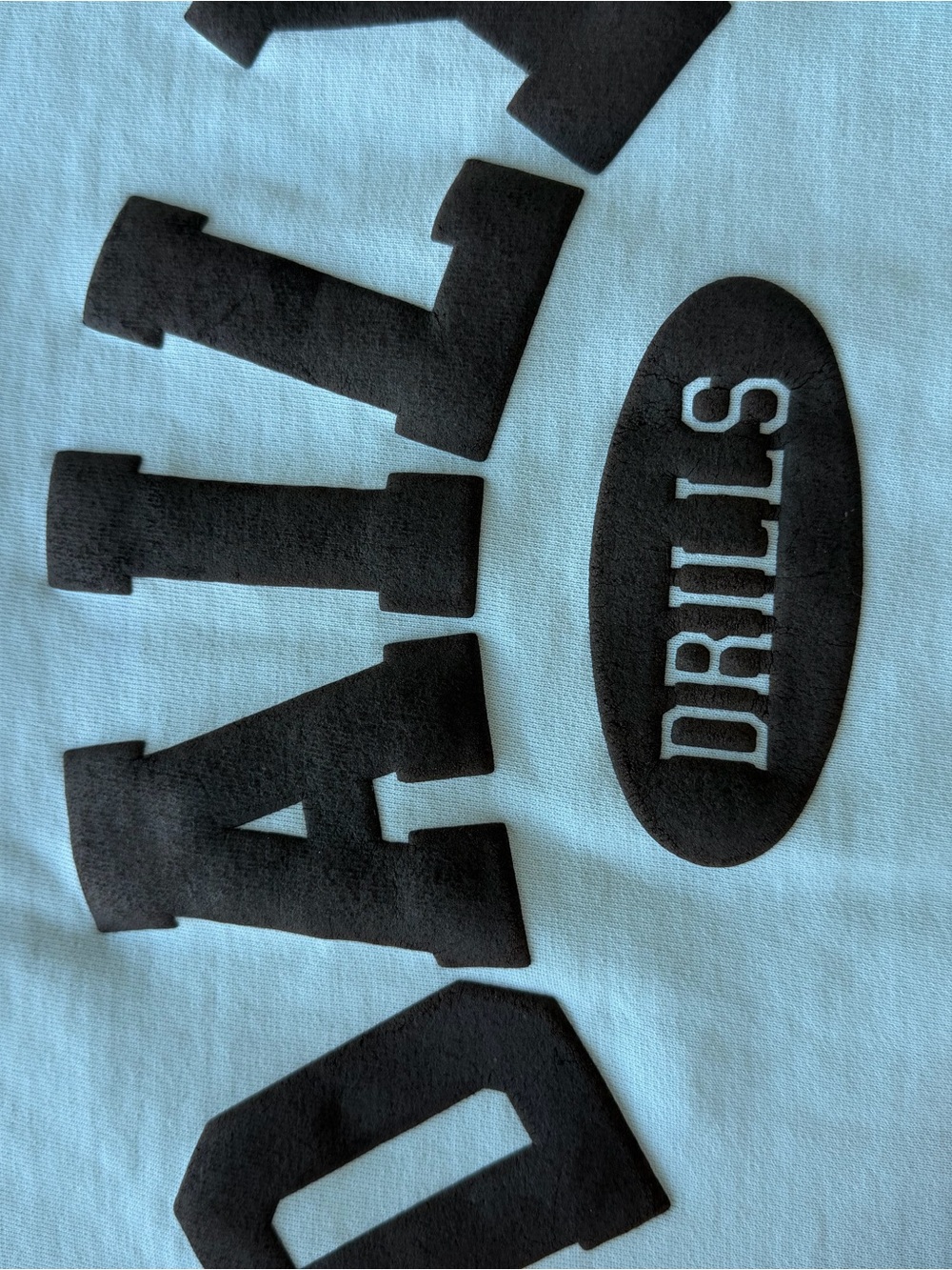 Daily Drills Light Blue Sweatshirt - Picture 2 of 3